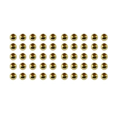JM Essential Gold 925 Sterling Silver Disco Ball Spacer Beads, 3mm, 50pcs