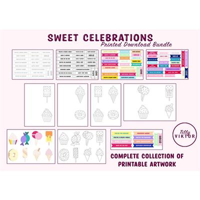 TillyViktor - Sweet Celebrations Complete Collection Printed Download Bundle
