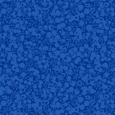 Liberty Wiltshire Shadow Collection Nautical Blue Fabric 0.5m