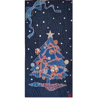 Noren Japanese Christmas Tree Panel 0.5m