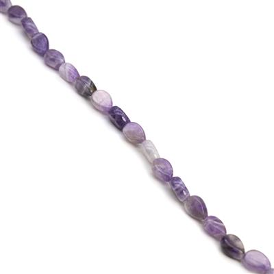 140cts Amethyst Pears Approx 8x12mm, 38cm Strand