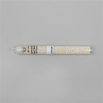 Miyuki Opaque Matte Cream Seed Beads 8/0 (22GM/TB)