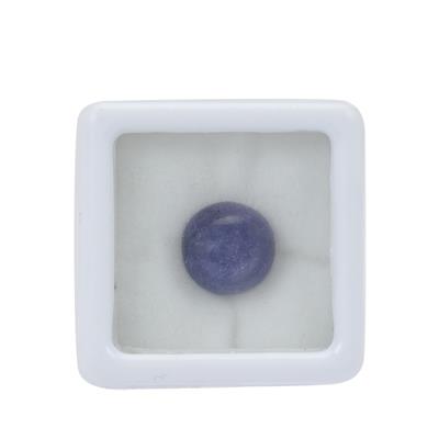 4.5cts Tanzanite Round Cabochon Approx 10mm