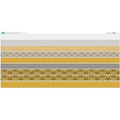 Mustard and Grey Cubbington Catch All Fabric Panel (140 x 67.5cm)