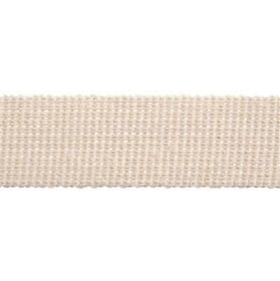 Essential Trimmings Natural Cotton Webbing 30mm x 1m