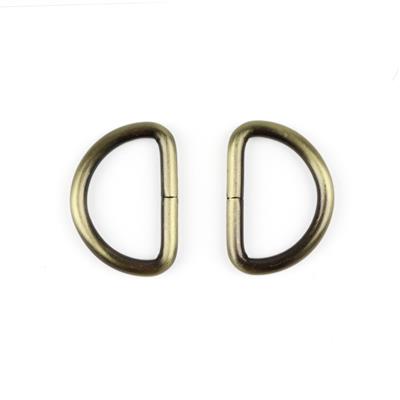 25mm Bronze D Ring - 2 Pieces