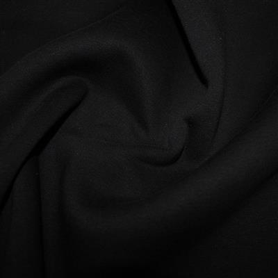 Black Sweatshirting Fabric 0.5m