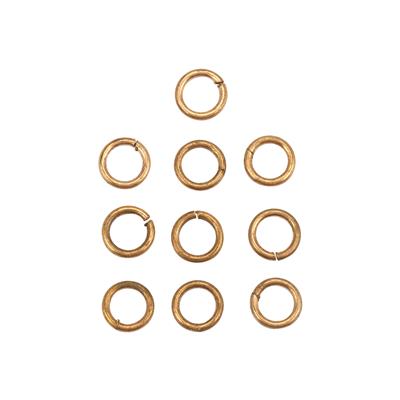 Copper Jump Rings, Approx 5mm, (Pack of 10pcs)