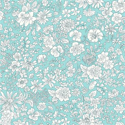 Liberty Emily Belle Brights Mermaid Fabric 0.5m