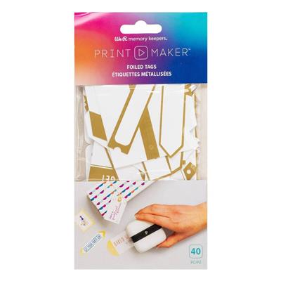 We R Makers - Print Maker - Tags - Foil