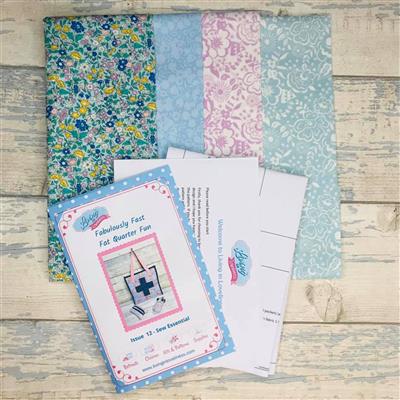 Living in Loveliness Fabulously Fast Fat Quarter Fun Issue 12 Sew Essential Liberty Spring 