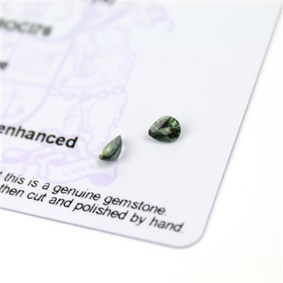 0.55cts Nigerian Sapphire 5x4mm Fancy Pack of 2 (N)