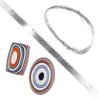 Fordite Cabochon Bezel Set Project With Instructions By Nicky Lopez