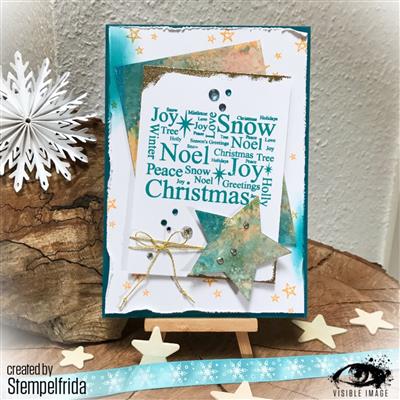 Visible Image Christmas Backgrounds Stamp Set