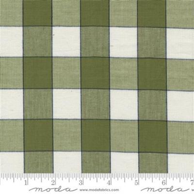 Moda Vista Wovens Check Celadon Woven Fabric 0.5m