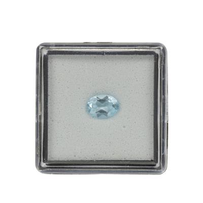 0.70cts Sky Blue Topaz Oval Brilliant Approx 7x5mm Loose Gemstone