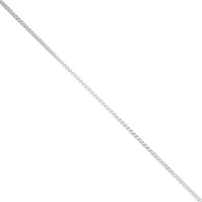 925 Sterling Silver Curb Chain - 1m Length