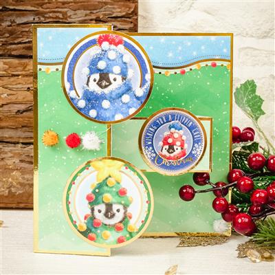 Hunkydory Favourites - Christmas Toppers Collection 4 Contains 32 x 300gsm A4 foiled & die-cut topper sheets (2 sheets in each of 16 designs)
