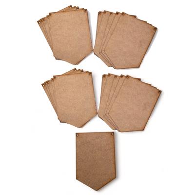 Mini MDF Bunting - Spearhead pack of 24