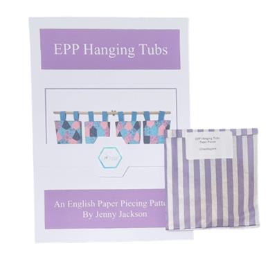 Jenny Jackson's EPP Hanging Baskets Pattern & Paper Pieces