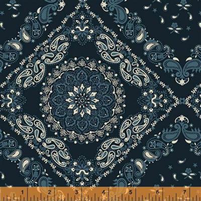 Boudoir Navy Extra Wide Backing Fabric 0.5m (274cm)