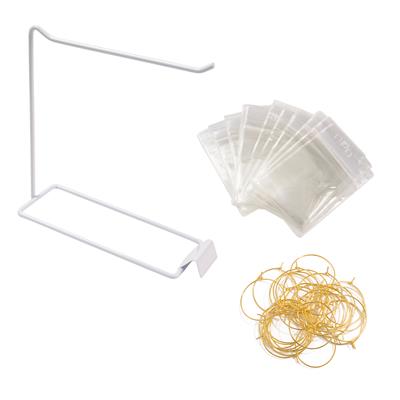 Bead Storage Metal Stand with 30 bags  8x12mm