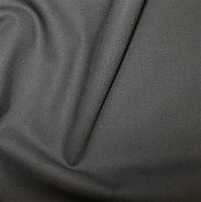 100% Cotton Dark Grey Fabric 0.5m