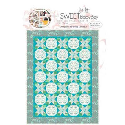 Sweet Baby Quilt Kit Teal 129 x 170cm 
