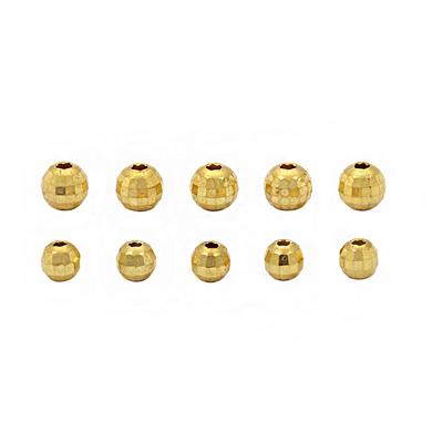 Gold Plated 925 Sterling Silver Satellite Spacer Beads, Approx 4mm & 5mm 10pcs
