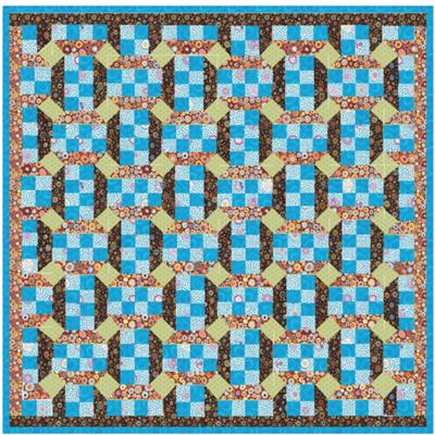 Kaffe Fassett Surrounding Fences Quilt Kit 158cm x 158cm