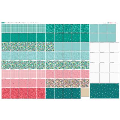 Spring Garden Home Sweet Gnome Placemat Fabric Panel (140 x 98cm)