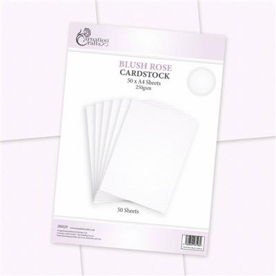 Carnation Crafts A4 Perfect Blush Rose Cardstock 250gsm, 50 Sheets
