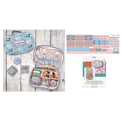 Amber Makes The Sewing Case Kit Vintage Sewing: Panel & Instructions 