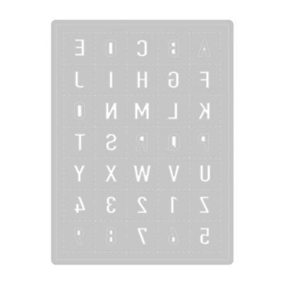 Thinlits Die Tile Alphanumeric by Eileen Hull