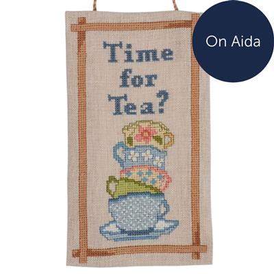 Cross Stitch Guild Time for Tea on Aida
