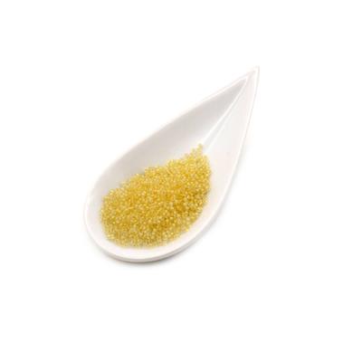 Miyuki Semi-Matte Yellow Lined Crystal Seed Beads 11/0 (23GM/TB)