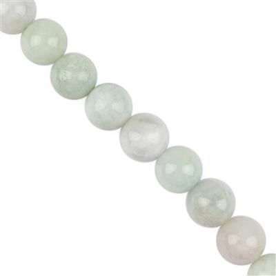 450cts Type A  Bi-Colour Jadeite Rounds Approx 12mm, 38cm Strands  