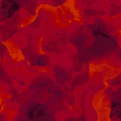 Aura Red Extra Wide Backing Fabric 0.5m (274 wide)