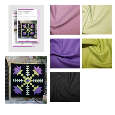 Rope & Anchor Thistle Quilt Kit: Pattern & Fabric (5m)