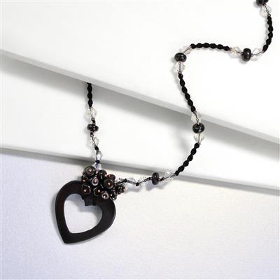 Magnetic Hematite Heart Halo Pendant Project With Downloadable Instructions By Mark Smith