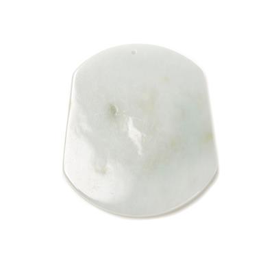 85cts Type A Jadeite Plain Pendant, Approx 45x52mm to 50x60mm