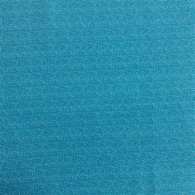 Lynette Anderson Botanicals Collection Spot Himalayan Blue Fabric 0.5m
