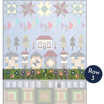 Village Street - Row a Month: Row 3, Flower Bed (includes Thread)