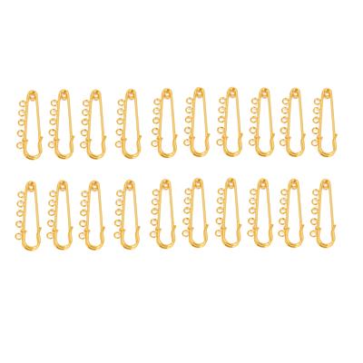Gold Plated Brooch Pin 4cm (20pcs pack)
