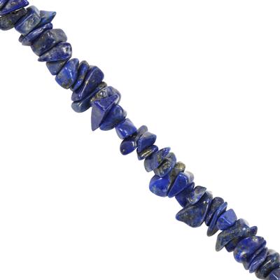 210cts Lapis Lazuli Nuggets Beads, Approx 4x2 to 12x5mm 84cm Strand With Downloadable Instructions By Alison Tarry