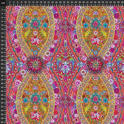 Odile Bailloeul Murano Collection Palazzio Rose Fabric 0.5m