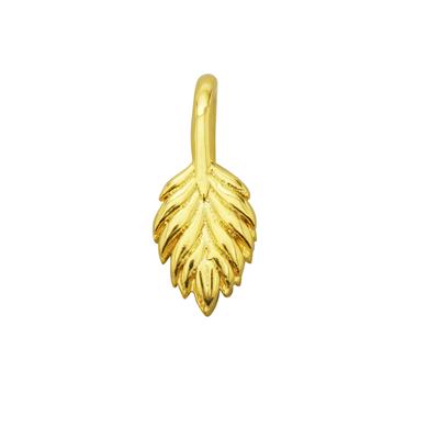 Gold Plated 925 Sterling Silver Decorative Bail Approx 12mm1pc