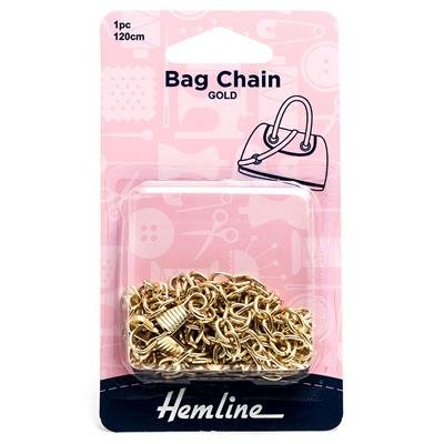 Gold Bag Chain 120cm
