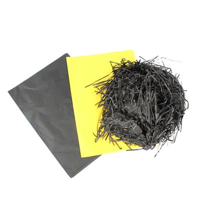 Black and Mustard Yellow Tissue Paper Bundle