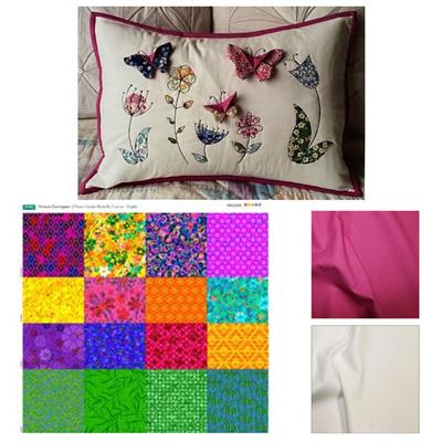 Victoria Carrington's Flower Garden Butterfly Cushion Kit: Brights